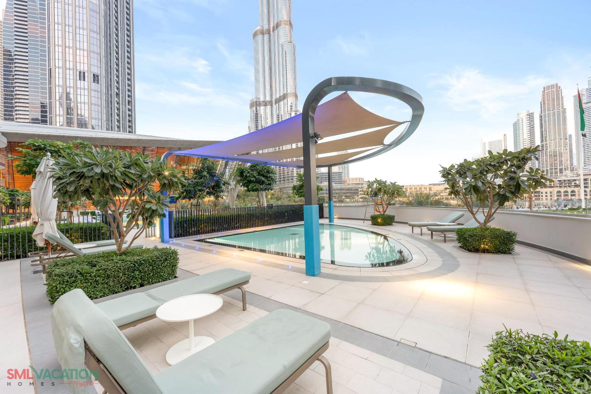 Sml Vacation Homes - Sky High Apartments With Burj Khalifa And Dubai Fountain Views At Grande Signature, Downtown Dubai Luaran gambar