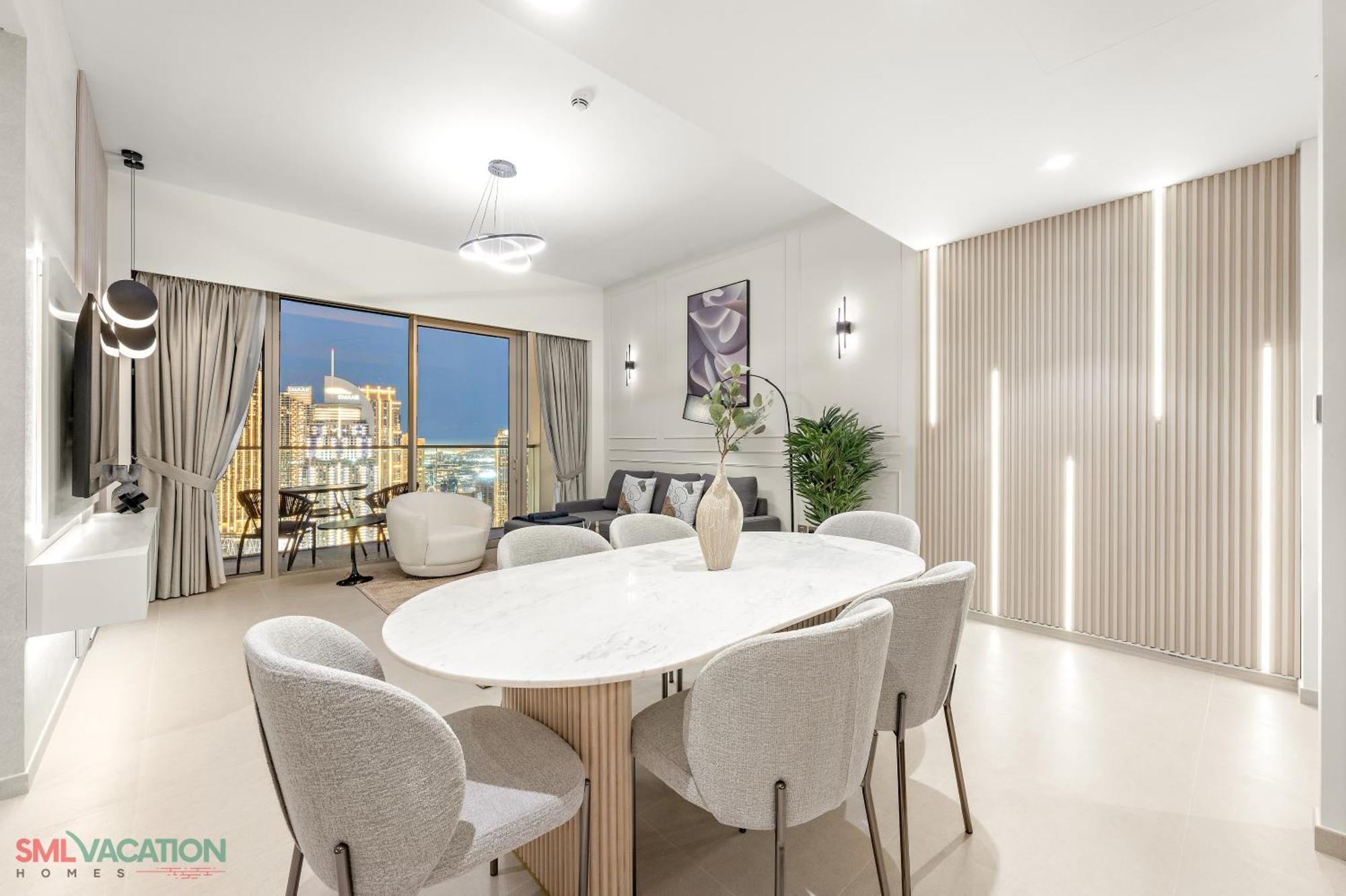 Sml Vacation Homes - Sky High Apartments With Burj Khalifa And Dubai Fountain Views At Grande Signature, Downtown Dubai Luaran gambar