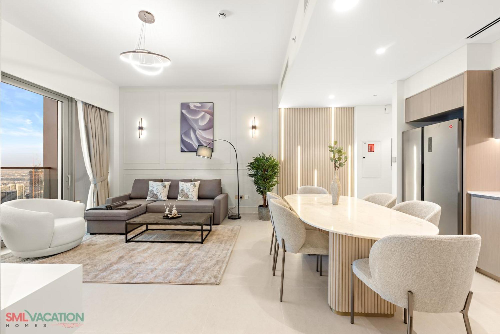 Sml Vacation Homes - Sky High Apartments With Burj Khalifa And Dubai Fountain Views At Grande Signature, Downtown Dubai Luaran gambar