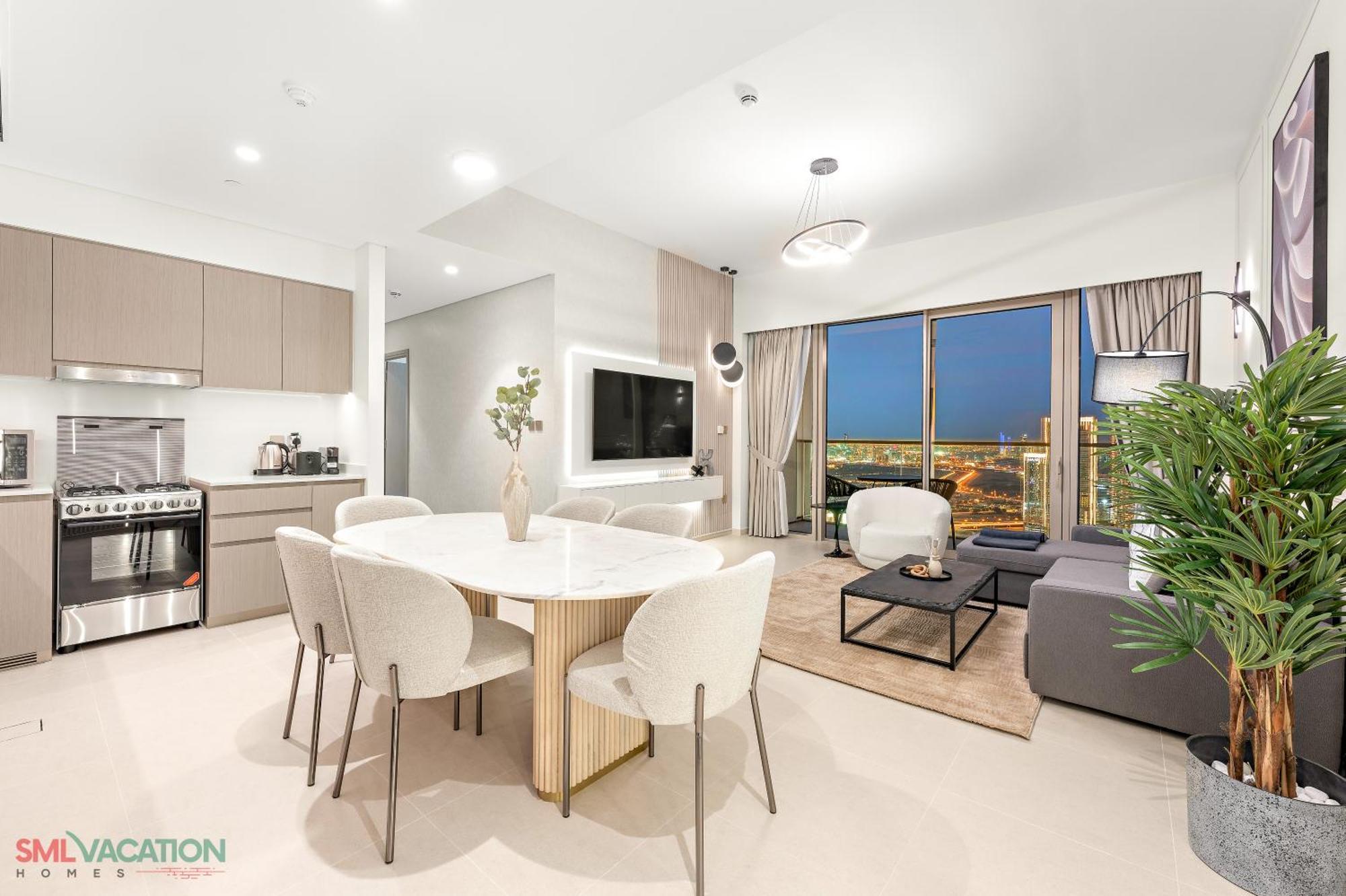 Sml Vacation Homes - Sky High Apartments With Burj Khalifa And Dubai Fountain Views At Grande Signature, Downtown Dubai Luaran gambar